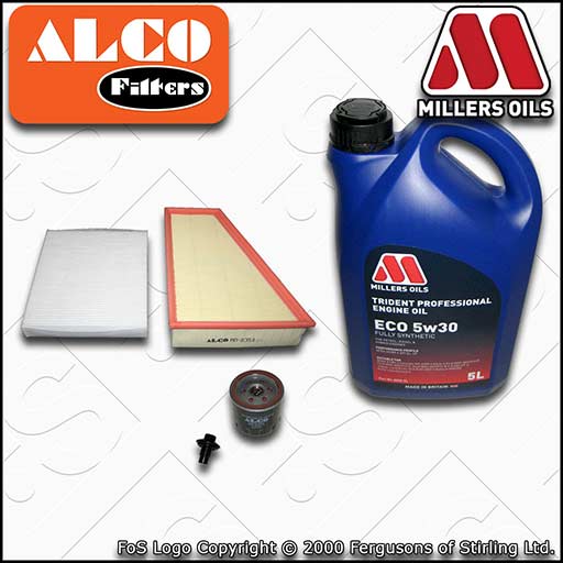 SERVICE KIT for FORD MONDEO MK4 1.6 OIL AIR CABIN FILTERS +ECO OIL (2007-2015)
