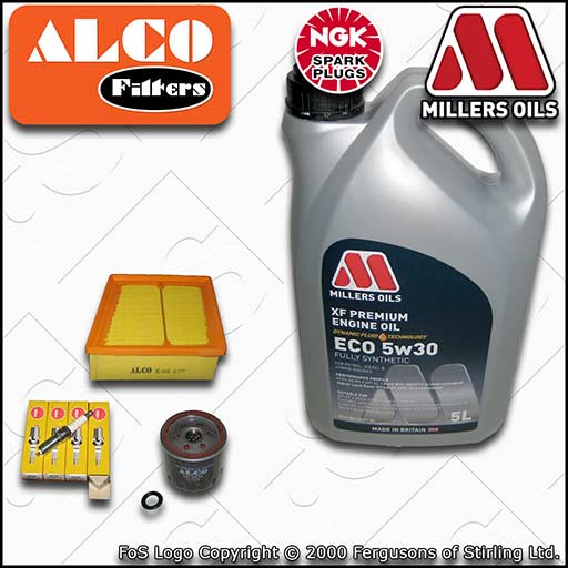 SERVICE KIT for FORD FIESTA MK7 1.25 1.4 1.6 OIL AIR FILTER PLUGS +OIL 2008-2017