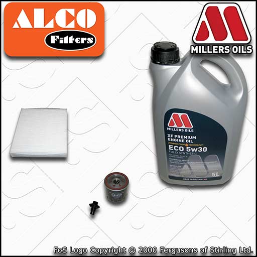 SERVICE KIT for FORD MONDEO MK4 1.6 OIL CABIN FILTERS +XF ECO OIL (2007-2015)