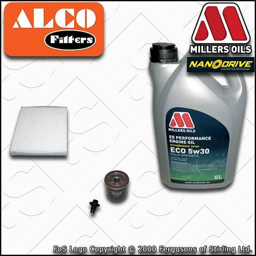 SERVICE KIT for FORD MONDEO MK4 1.6 OIL CABIN FILTERS +EE ECO OIL (2007-2015)
