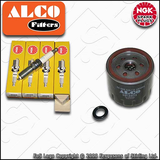 SERVICE KIT for FORD FIESTA MK7 1.25 1.4 1.6 ALCO OIL FILTER PLUGS (2008-2017)