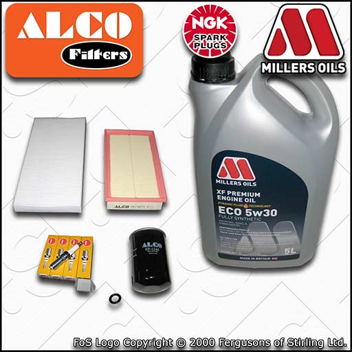 SERVICE KIT for FORD FOCUS MK1 1.6 OIL AIR CABIN FILTERS PLUGS +OIL (1998-2004)