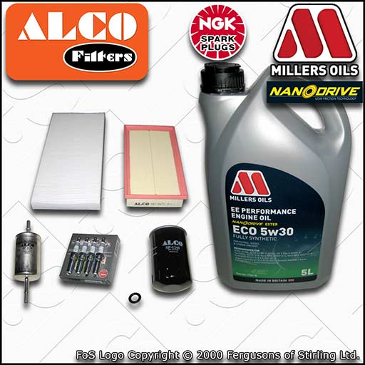 SERVICE KIT for FORD FOCUS MK1 ST170 OIL AIR FUEL CABIN FILTERS PLUGS +OIL 02-04