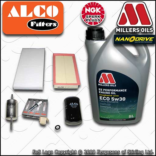 SERVICE KIT for FORD TRANSIT CONNECT 1.8 OIL AIR FUEL CABIN FILTERS PLUGS +OIL