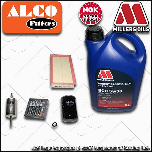 SERVICE KIT for FORD FOCUS MK1 ST170 OIL AIR FUEL FILTERS PLUGS +OIL (2002-2004)