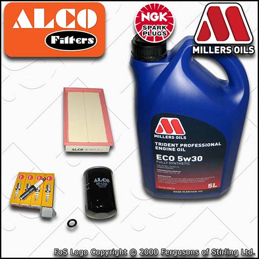 SERVICE KIT for FORD FOCUS MK1 1.6 PETROL OIL AIR FILTERS PLUGS +OIL (1998-2004)