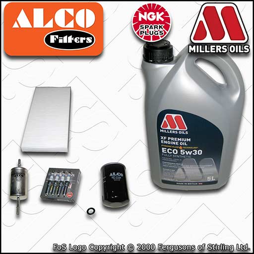 SERVICE KIT for FORD FOCUS MK1 ST170 RS OIL FUEL CABIN FILTER PLUGS +OIL (02-04)