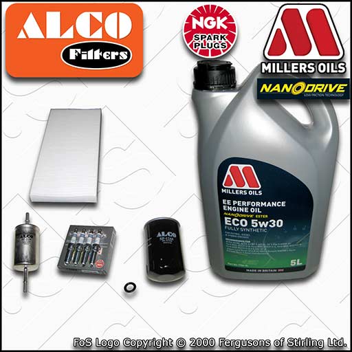 SERVICE KIT for FORD FOCUS MK1 ST170 RS OIL FUEL CABIN FILTER PLUGS +OIL (02-04)