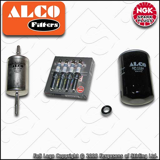 SERVICE KIT for FORD FOCUS MK1 ST170 RS OIL FUEL FILTERS SPARK PLUGS (2002-2004)
