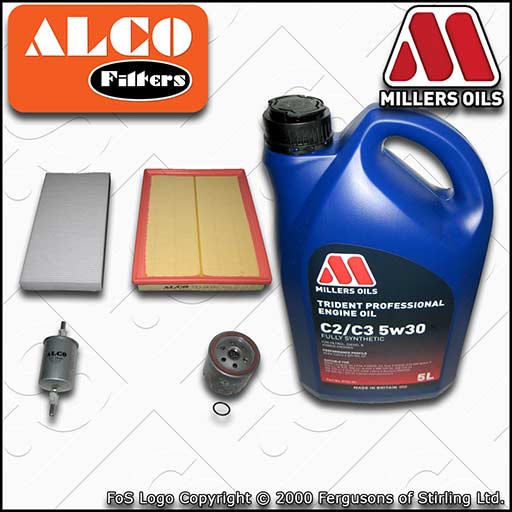 VAUXHALL/OPEL VECTRA C MK2 1.8 Z18XE OIL AIR FUEL CABIN FILTER SERVICE KIT +OIL