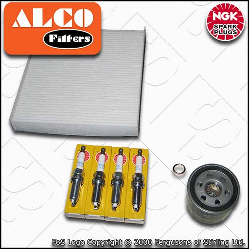 SERVICE KIT for RENAULT CLIO MK4 1.2 16V OIL CABIN FILTERS PLUGS (2012-2018)