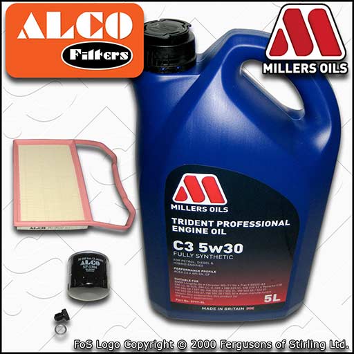 SERVICE KIT for VW UP! 1.0 OIL AIR FILTERS +C3 5w30 OIL (2011-2020)