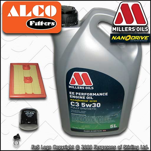 SERVICE KIT for AUDI A3 (8V) 1.4 TFSI OIL AIR FILTERS +EE 5w30 OIL (2012-2017)