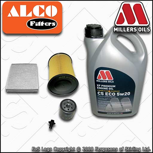 SERVICE KIT for FORD C-MAX 1.0 ECOBOOST OIL AIR CABIN FILTERS +OIL (2012-2018)