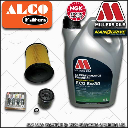 SERVICE KIT for FORD FOCUS MK2 2.0 16V OIL AIR FILTERS PLUGS +EE OIL (2007-2010)