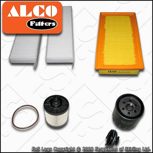 SERVICE KIT for TOYOTA PROACE 2L D4D ALCO OIL AIR FUEL CABIN FILTERS (2016-2022)