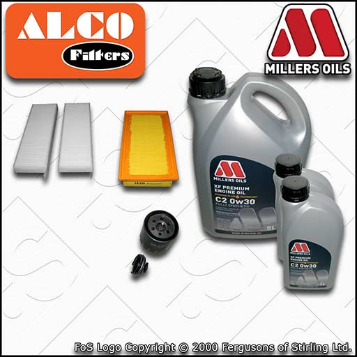 SERVICE KIT for TOYOTA PROACE 2L D4D OIL AIR CABIN FILTERS with 7L OIL 2016-2022