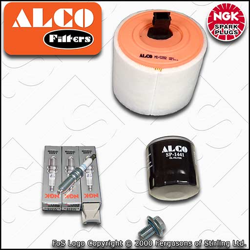 SERVICE KIT for VAUXHALL OPEL ASTRA K 1.0 OIL AIR FILTERS PLUGS (2015-2022)