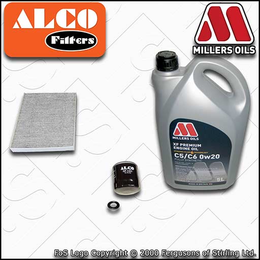 SERVICE KIT for VAUXHALL OPEL ASTRA K 1.0 OIL CABIN FILTERS +OIL (2015-2022)