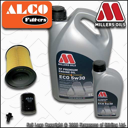 SERVICE KIT for FORD C-MAX 1.8 TDCI OIL AIR FILTER +XF ECO OIL 2007-2010