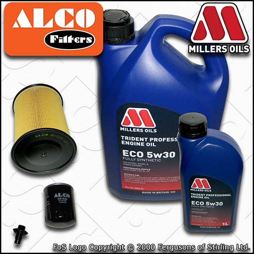 SERVICE KIT for FORD C-MAX 1.8 TDCI OIL AIR FILTER +ECO OIL 2007-2010