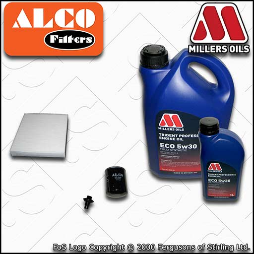 SERVICE KIT for FORD FOCUS MK2 1.8 TDCI OIL CABIN FILTERS +ECO OIL (2005-2010)