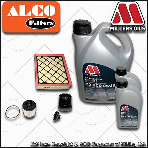 SERVICE KIT for FORD GALAXY S-MAX 2.0 TDCI OIL AIR FUEL FILTERS +OIL (2015-2018)