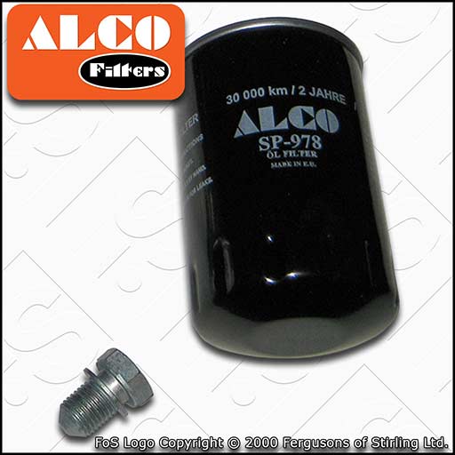 SERVICE KIT for AUDI TT 8L 1.8 T ALCO OIL FILTER SUMP PLUG (1999-2006)