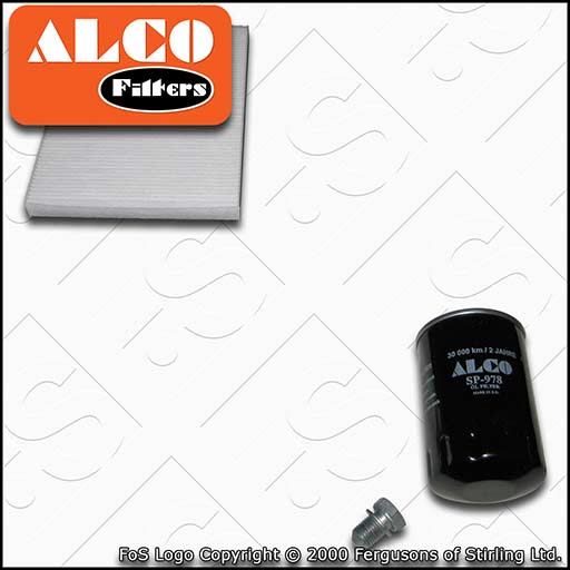 SERVICE KIT for VW NEW BEETLE 1.6 1.8 T 2.0 ALCO OIL CABIN FILTERS (1998-2010)