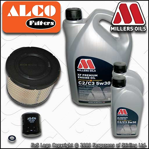 SERVICE KIT for TOYOTA HILUX 2.5/3.0 D-4D 2WD/4WD OIL AIR FILTERS +OIL 2004-2015