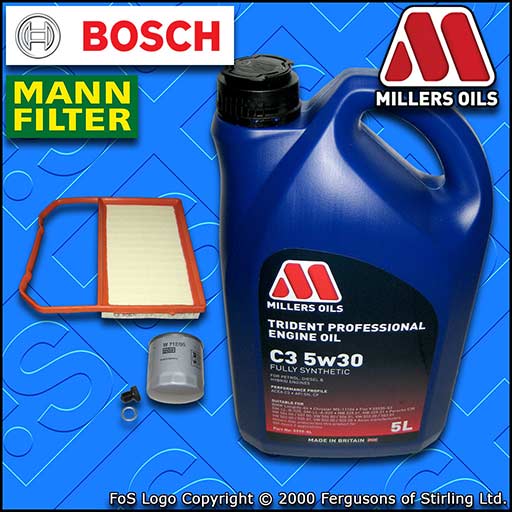 SERVICE KIT for SEAT MII 1.0 OIL AIR FILTERS +5w30 C3 OIL (2011-2021)
