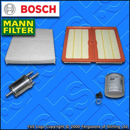 SERVICE KIT for VW POLO 6C 6R 1.0 TSI CHZB CHZC OIL AIR FUEL CABIN FILTERS 14-17