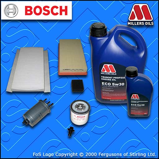 SERVICE KIT for FORD TRANSIT CONNECT 1.8 TDCI OIL AIR FUEL -WP CABIN FILTER +OIL