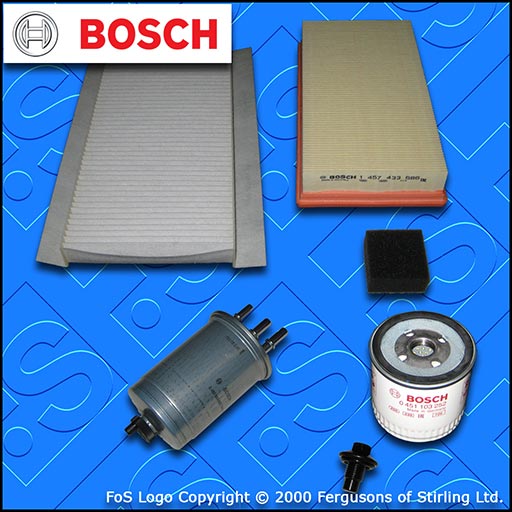SERVICE KIT FORD TRANSIT CONNECT 1.8 TDDI DI -WP OIL AIR FUEL CABIN FILTER 05-13