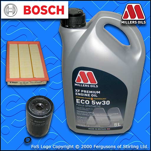 SERVICE KIT for FORD FIESTA MK4 MK5 1.6 16V OIL AIR FILTERS +ECO OIL (1996-2002)