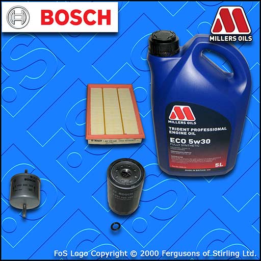 SERVICE KIT for FORD FIESTA MK4 MK5 1.6 16V OIL AIR FUEL FILTER +OIL (1996-2002)