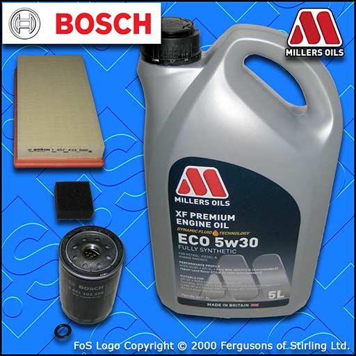 SERVICE KIT for FORD FOCUS MK1 2.0 PETROL OIL AIR FILTERS +OIL (1998-2004)