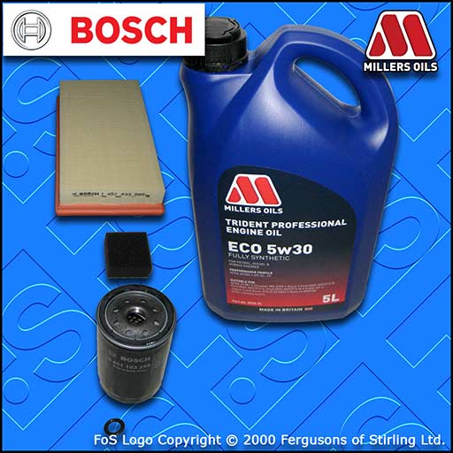 SERVICE KIT for FORD FOCUS MK1 2.0 PETROL OIL AIR FILTERS +OIL (1998-2004)