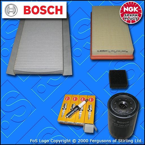 SERVICE KIT for FORD FOCUS MK1 1.6 PETROL OIL AIR CABIN FILTER PLUG (98-04)