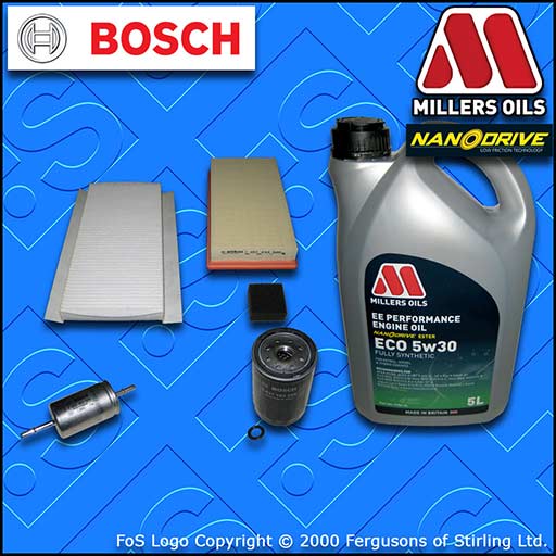 SERVICE KIT for FORD FOCUS MK1 1.6 PETROL OIL AIR FUEL CABIN FILTER +OIL (98-04)