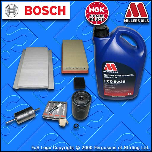 SERVICE KIT for FORD FOCUS MK1 1.8 PETROL OIL AIR FUEL CABIN FILTERS PLUGS +OIL