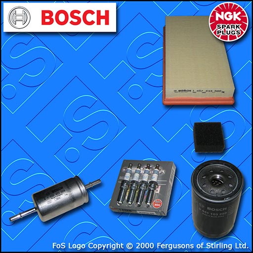 SERVICE KIT for FORD FOCUS MK1 ST170 OIL AIR FUEL FILTERS PLUGS (2002-2004)