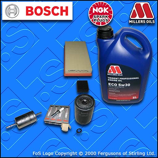 SERVICE KIT for FORD FOCUS MK1 1.8 PETROL OIL AIR FUEL FILTER PLUGS +OIL (98-04)