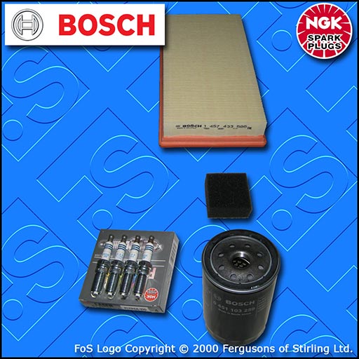 SERVICE KIT for FORD FOCUS MK1 ST170 OIL AIR FILTERS PLUGS (2002-2004)