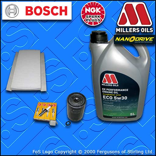 SERVICE KIT for FORD FOCUS MK1 1.6 PETROL OIL CABIN FILTERS PLUGS +OIL 1998-2004