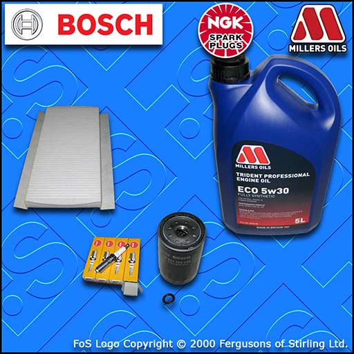 SERVICE KIT for FORD FOCUS MK1 1.6 PETROL OIL CABIN FILTERS PLUGS +OIL 1998-2004