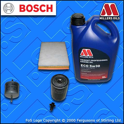 SERVICE KIT for FORD KA (BE146) 1.3 1.6 OIL AIR FUEL FILTERS +OIL (2002-2008)