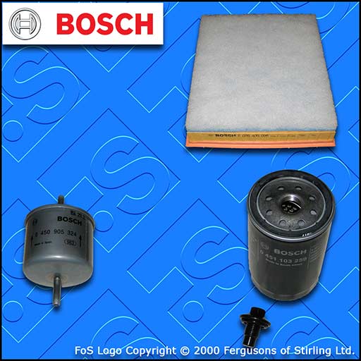 SERVICE KIT for FORD KA (BE146) 1.3 1.6 BOSCH OIL AIR FUEL FILTERS (2002-2008)