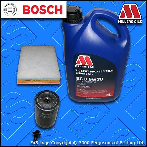 SERVICE KIT for FORD KA (BE146) 1.3 1.6 OIL AIR FILTERS +OIL (2002-2008)