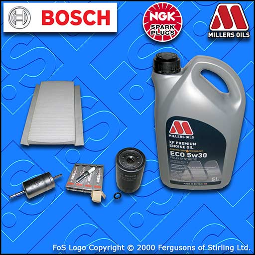 SERVICE KIT for FORD FOCUS MK1 1.8 PETROL OIL FUEL CABIN FILTER PLUGS +OIL 98-04